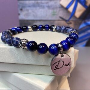 8mm Luxurious Men’s bracelet wonderful gift for fathers